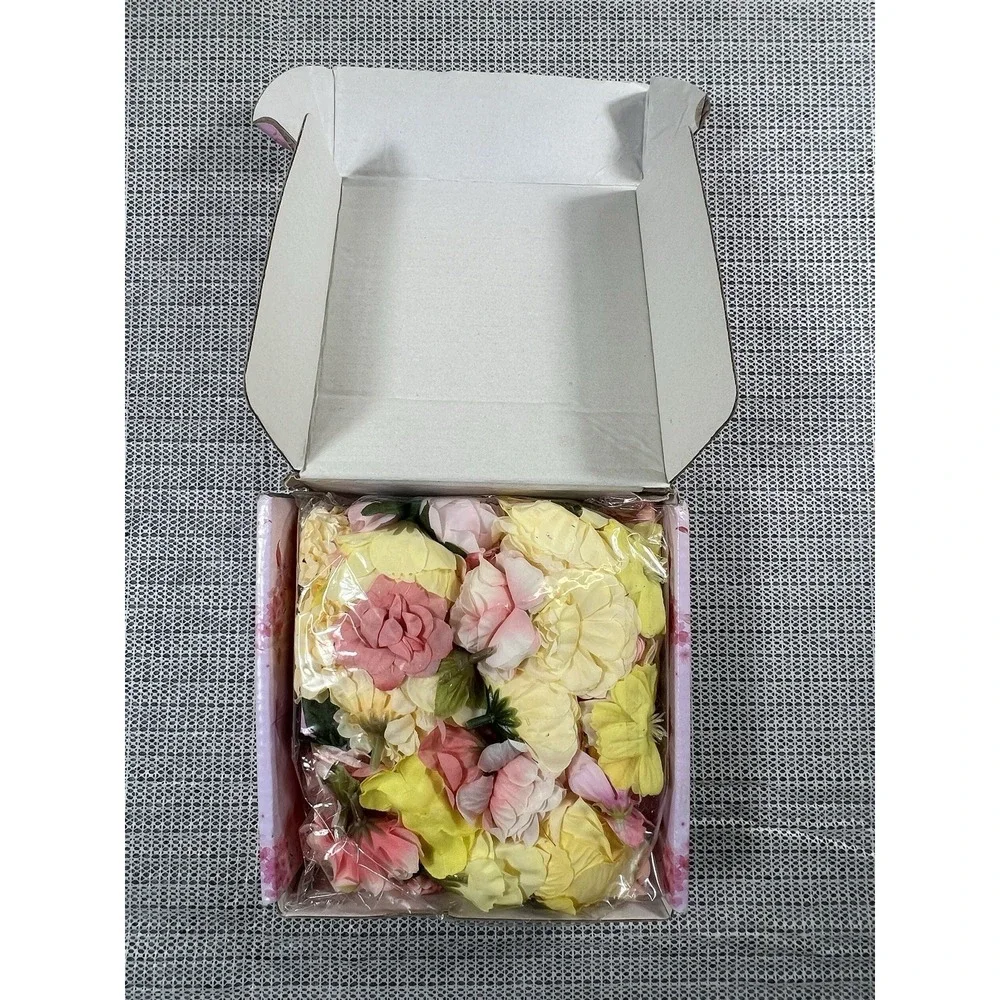 Fake Flowers Heads Mini Silk Bulk Small 3D Loose Faux For Wrdding Party